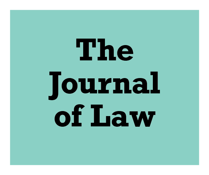 book cover - The Journal of Law